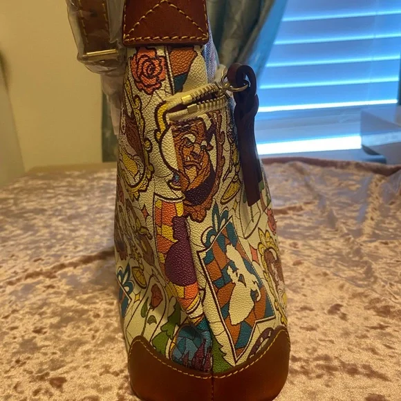 Dooney & Bourke Beauty and the Beast Disney Shoulder Bag crossbody NEW - Picture 3 of 7